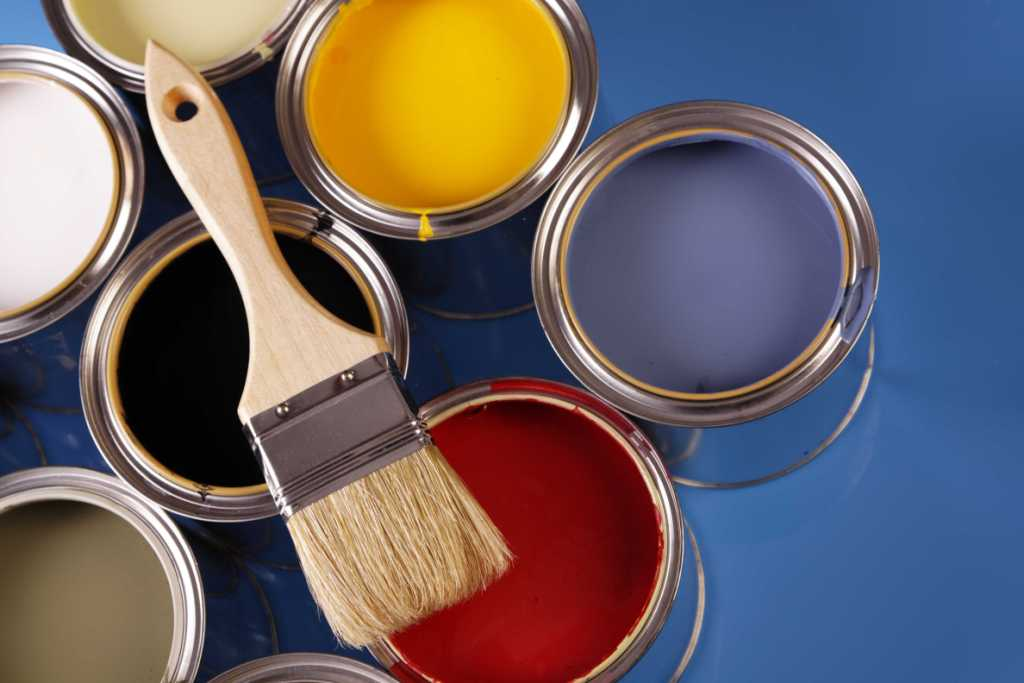 interior and exterior wall paint finishes