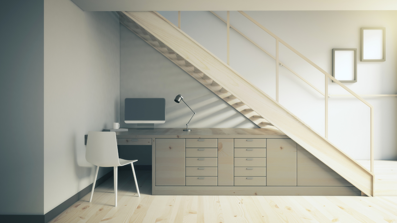 Under stairs diy idea . Home renovation ideas to improve space
