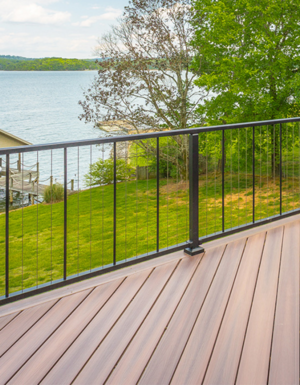 Aluminum stair railing outdoor. Porch aluminum railing price