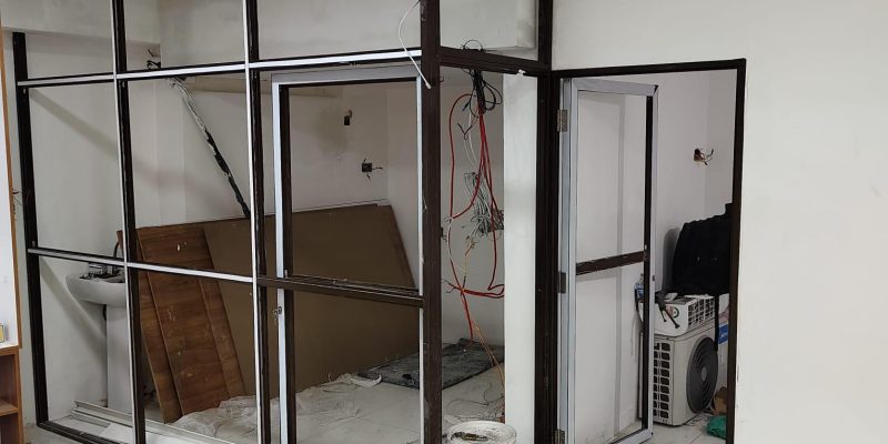 Installation of aluminum and fabrication