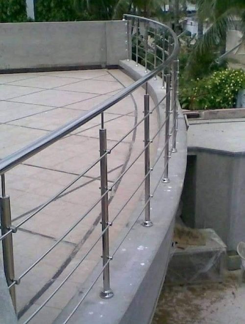 Non-rusting Stainless steel on balcony