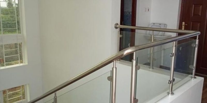 glass staircase