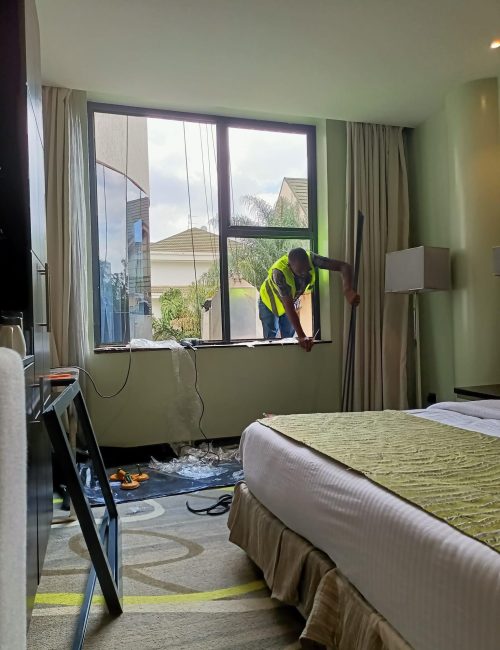aluminium glass window