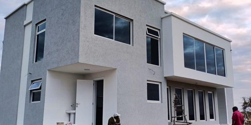 Elegant Exterior finishes of a home renovation in Kenya