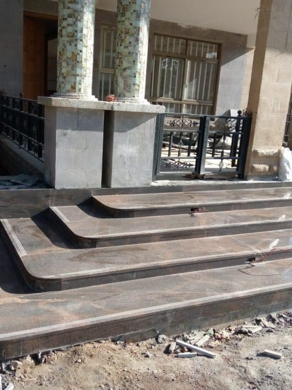 Exterior Finishes of a staircase