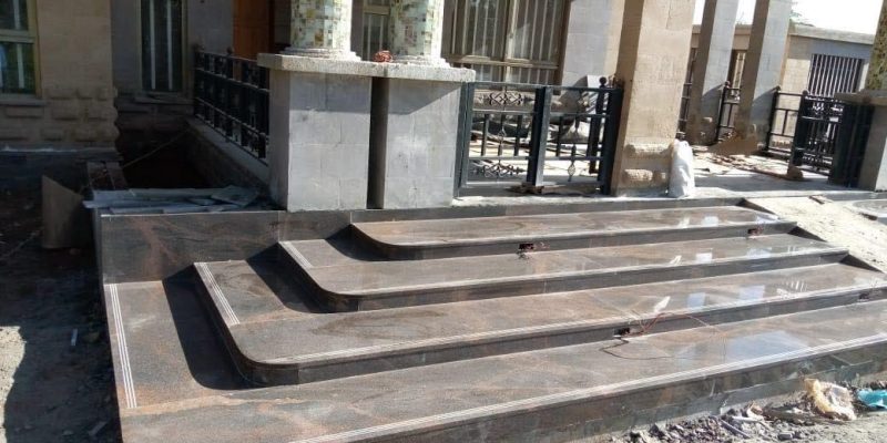 Exterior Finishes of a staircase