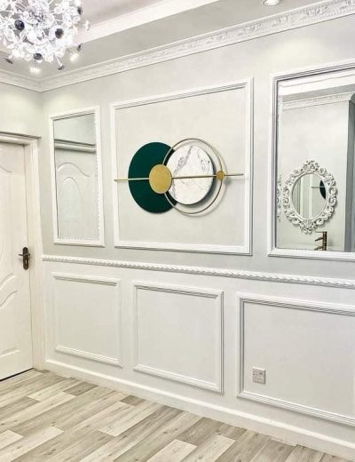 interior wall with contemporary wall paint finishes